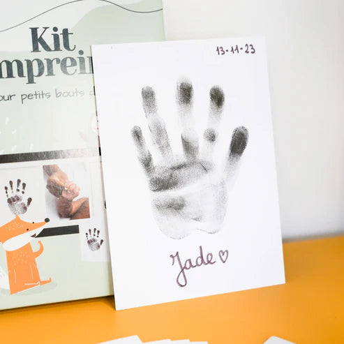 Kit d'empreintes pour mains et pieds de bébé Plumie